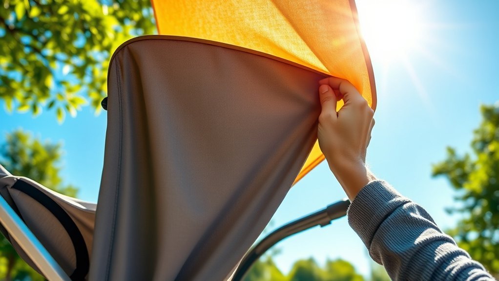 protective stroller canopy upf