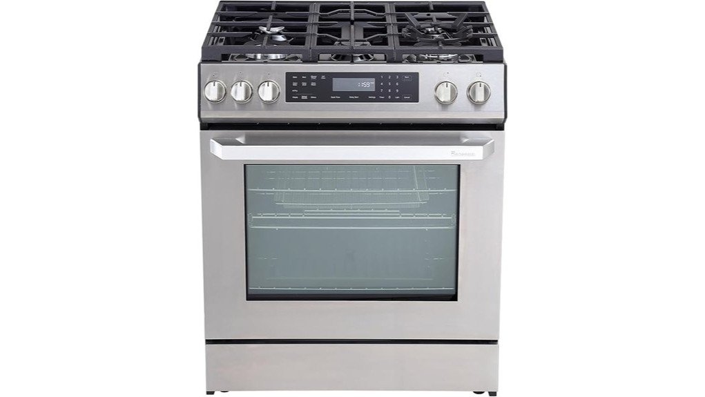 rangaire gas range oven