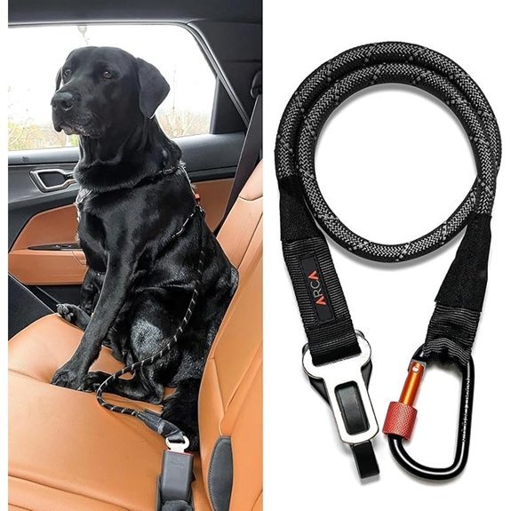 Dog Car Seat Belt – Reflective Safety Restraint