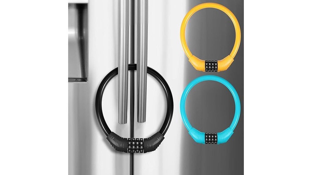 refrigerator cabinet security lock