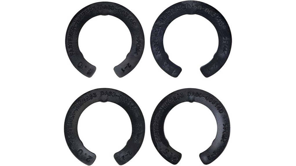 refrigerator hinge adjustment shim