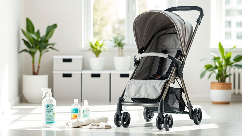 regular stroller cleaning essential