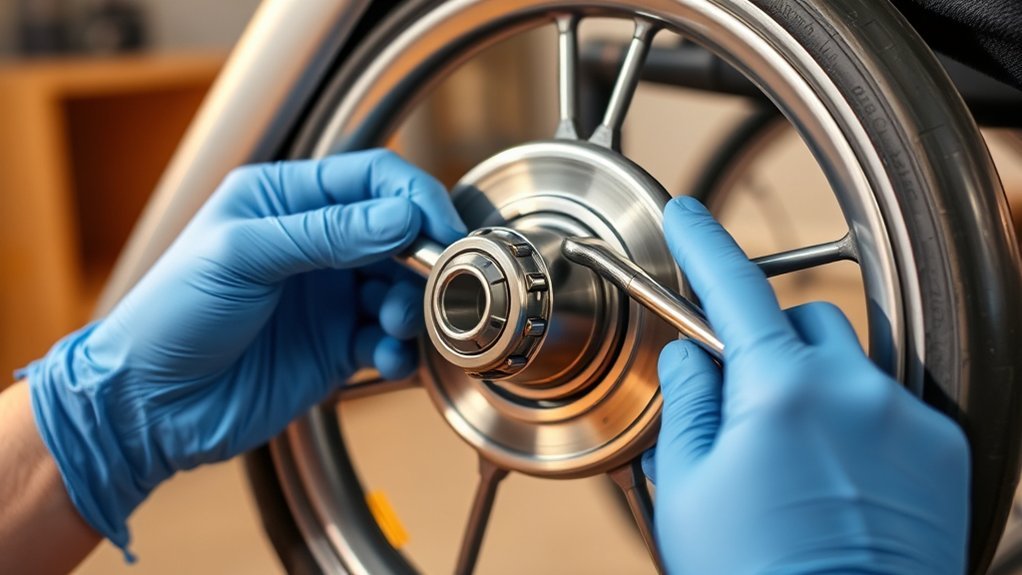 replace stroller wheel bearings