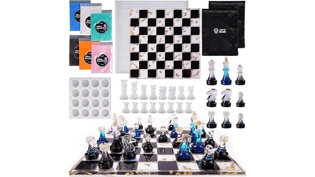 resin chess molds evaluation
