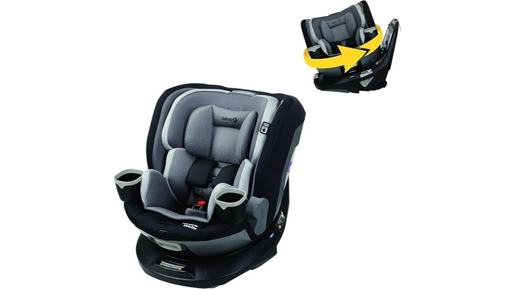 rotating safety car seat