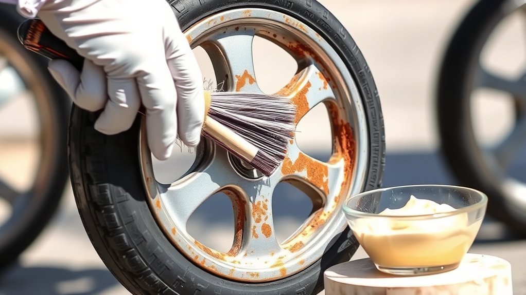 rust removal for strollers