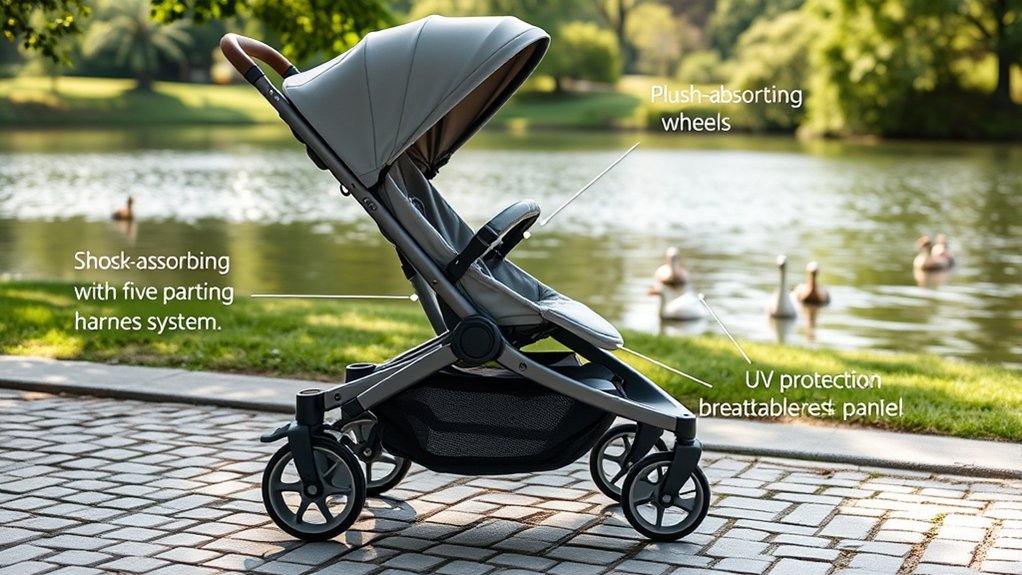 safe and comfortable stroller