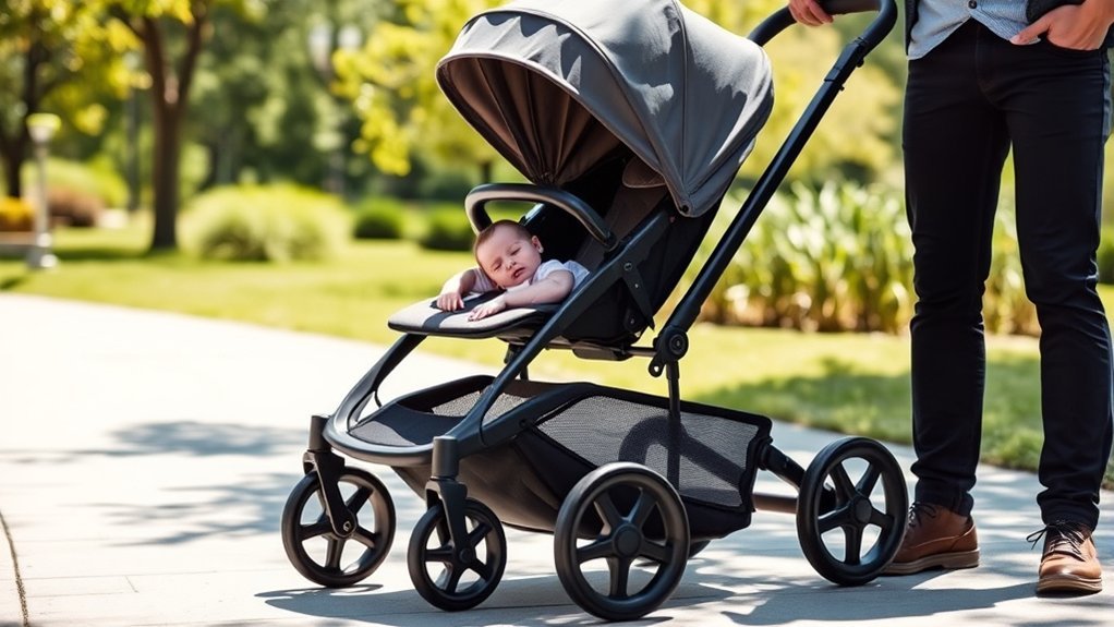 safe newborn stroller selection