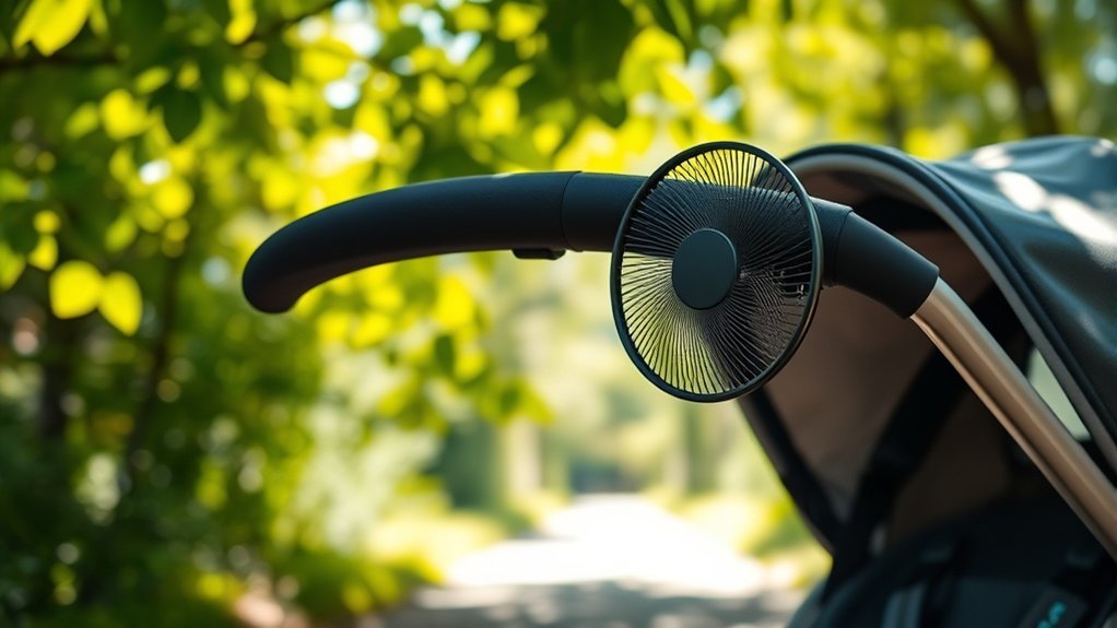 safe stroller fan usage