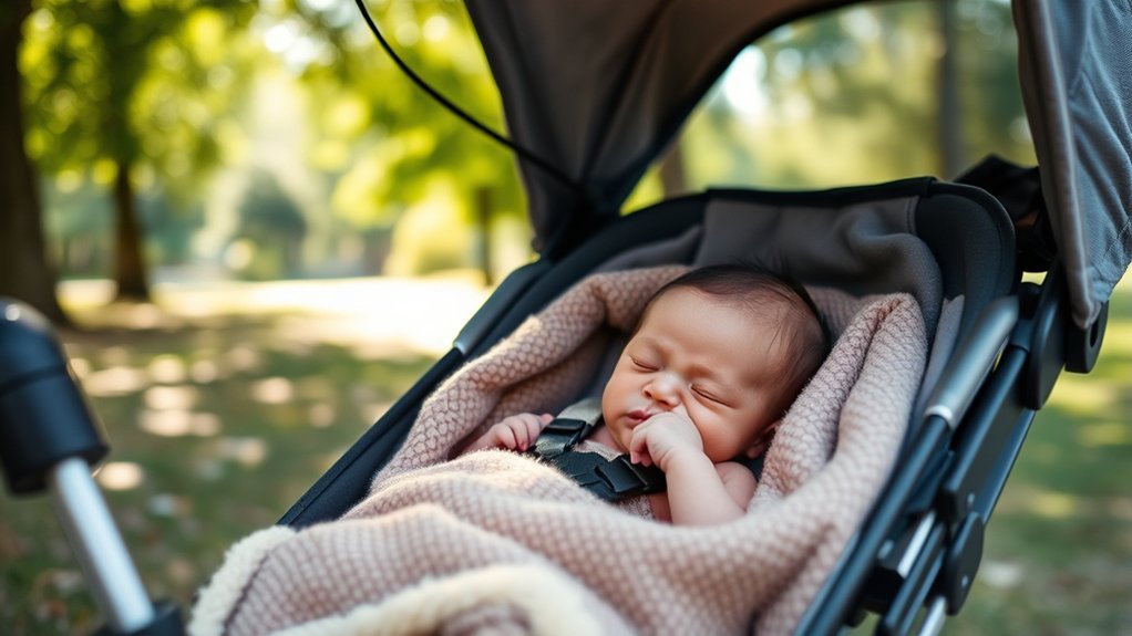 safe stroller napping practices