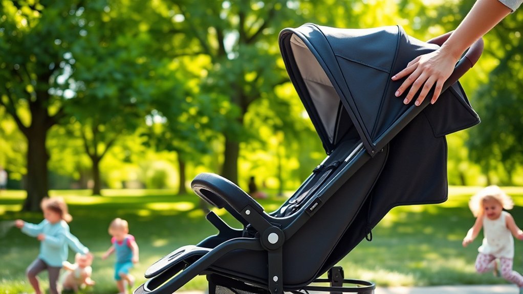 safe stroller recline practices
