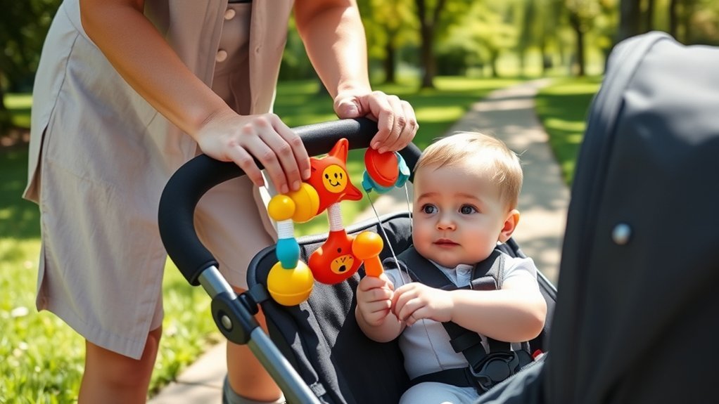 safe stroller toy selection