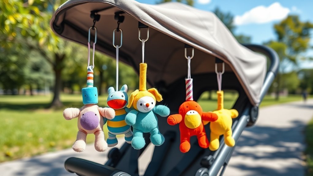 safe stroller toy selection