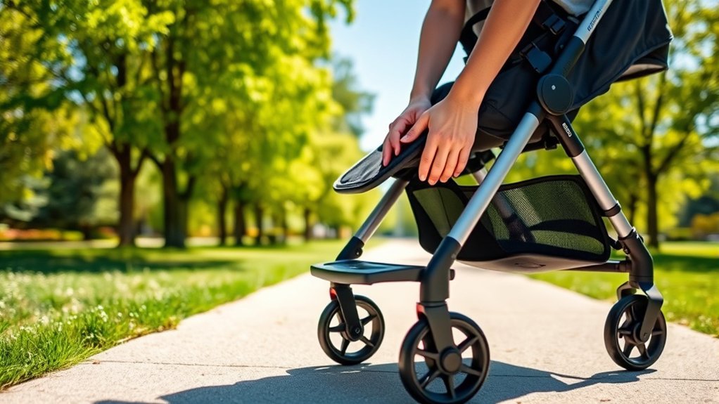 safety durability adjustable footrest