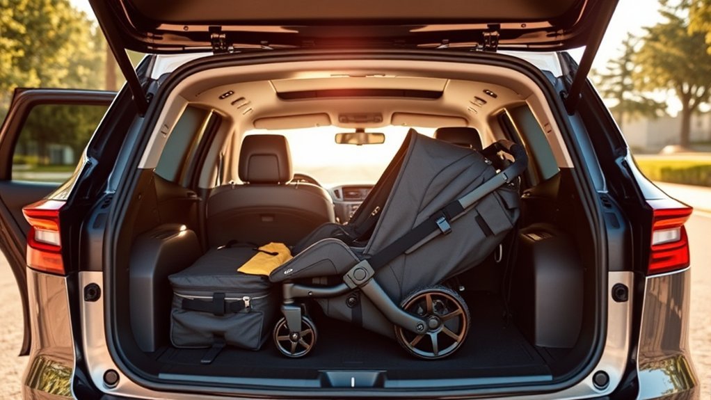 secure and protect stroller