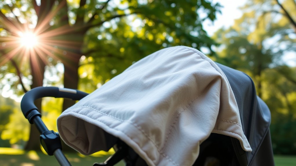 secure stroller blanket clips