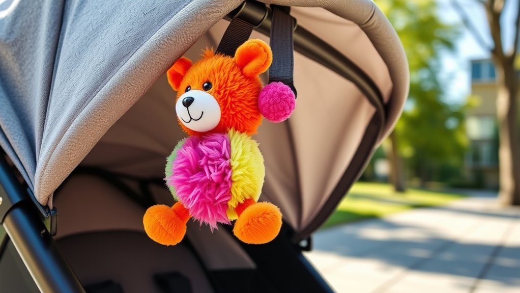 secure stroller toy attachments