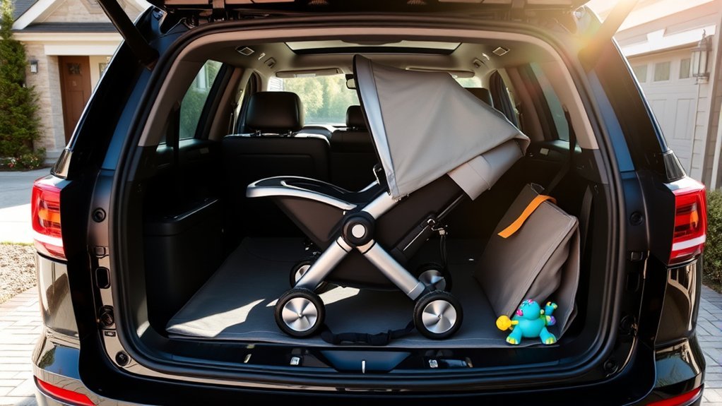 secure strollers for safety