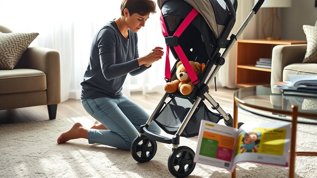 securely buckle baby safely