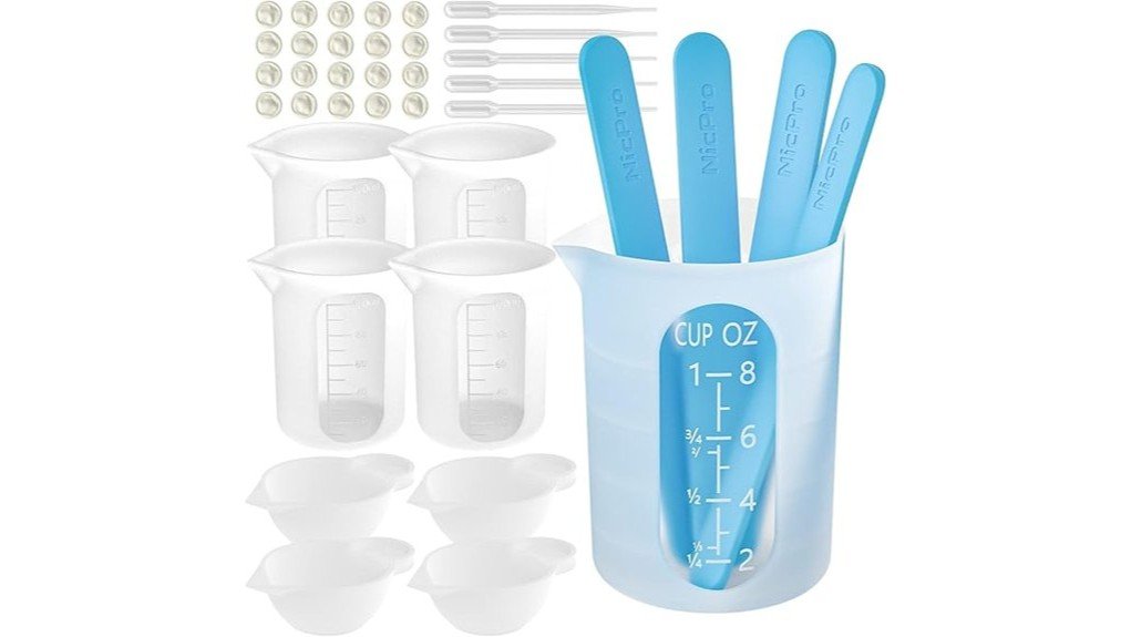 silicone resin measuring cups review