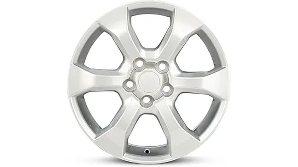silver rim wheel 17