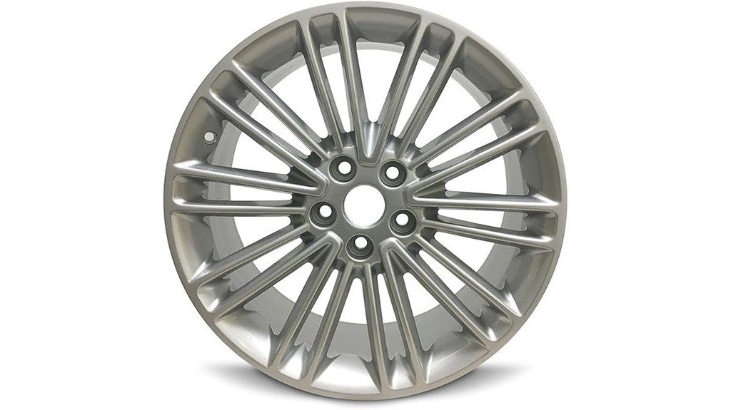 silver rim wheel 18 inch