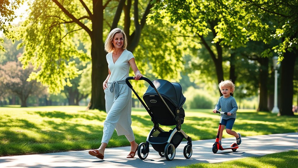 single stroller for independence