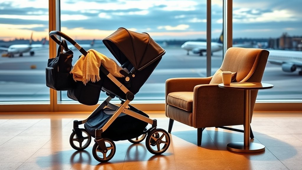 smooth travel with stroller