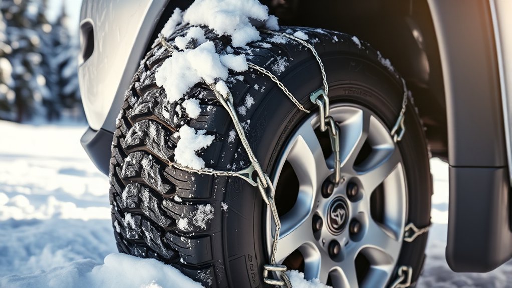 snow chains selection factors