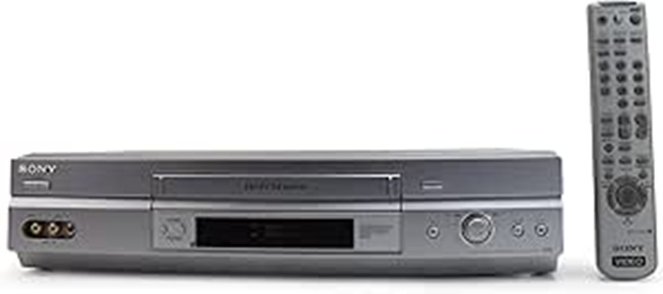 sony vcr performance review