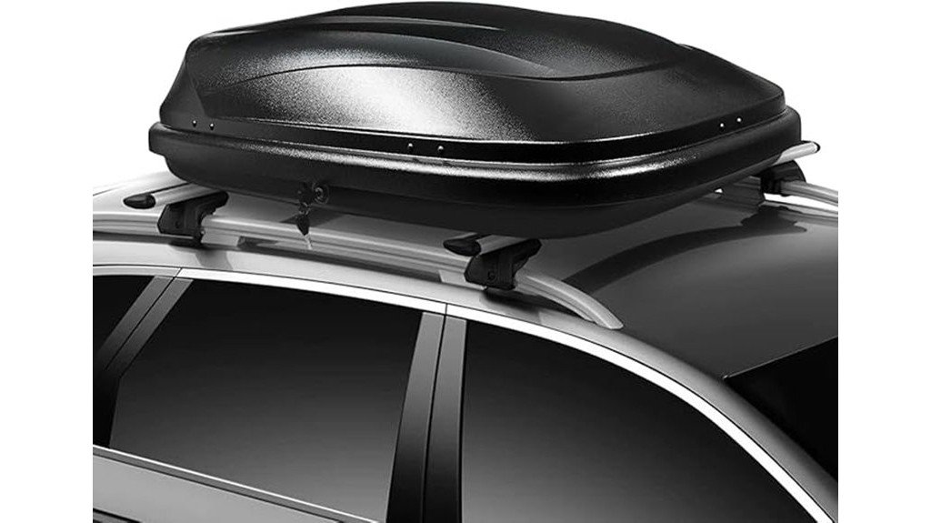 spacious rooftop cargo carrier