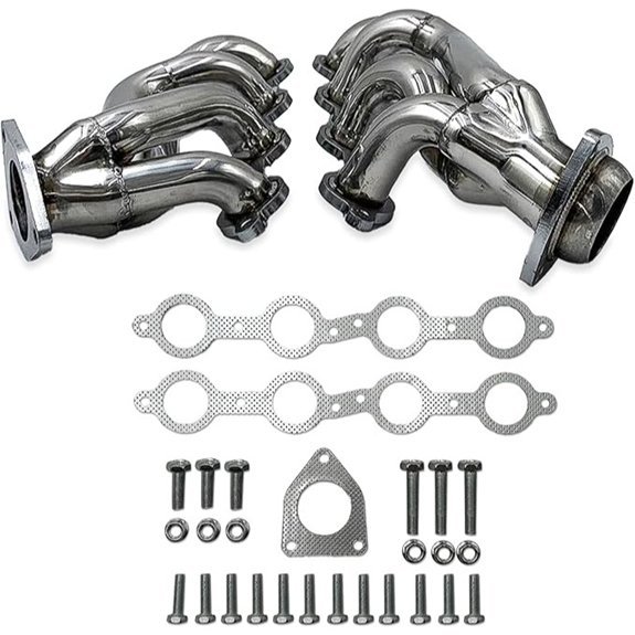 Stainless Steel Right-Side Exhaust Header for GM V8