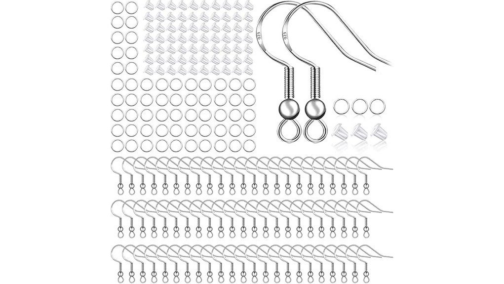 sterling silver earring hooks