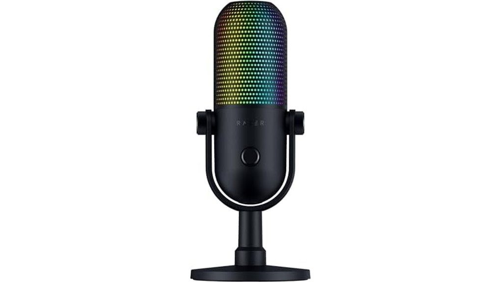 streamer microphone with rgb