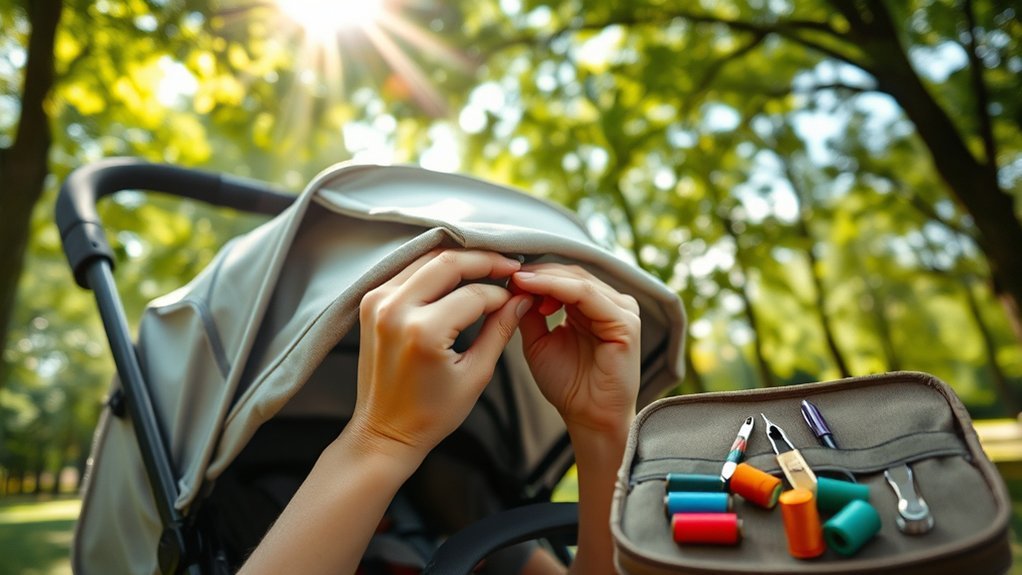 stroller canopy maintenance importance