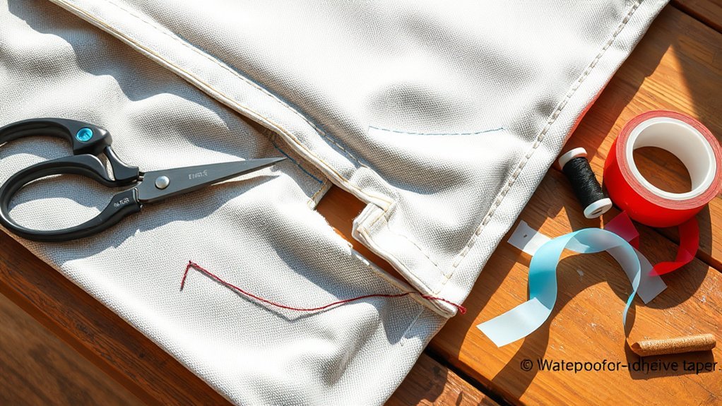 stroller canopy repair materials