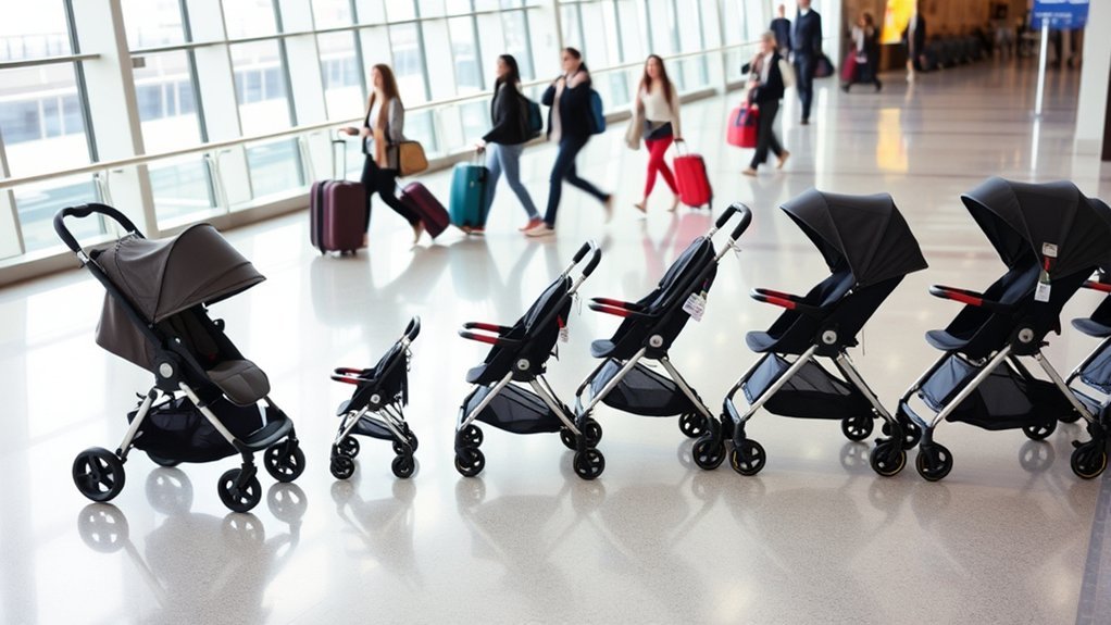 stroller carry on size guidelines