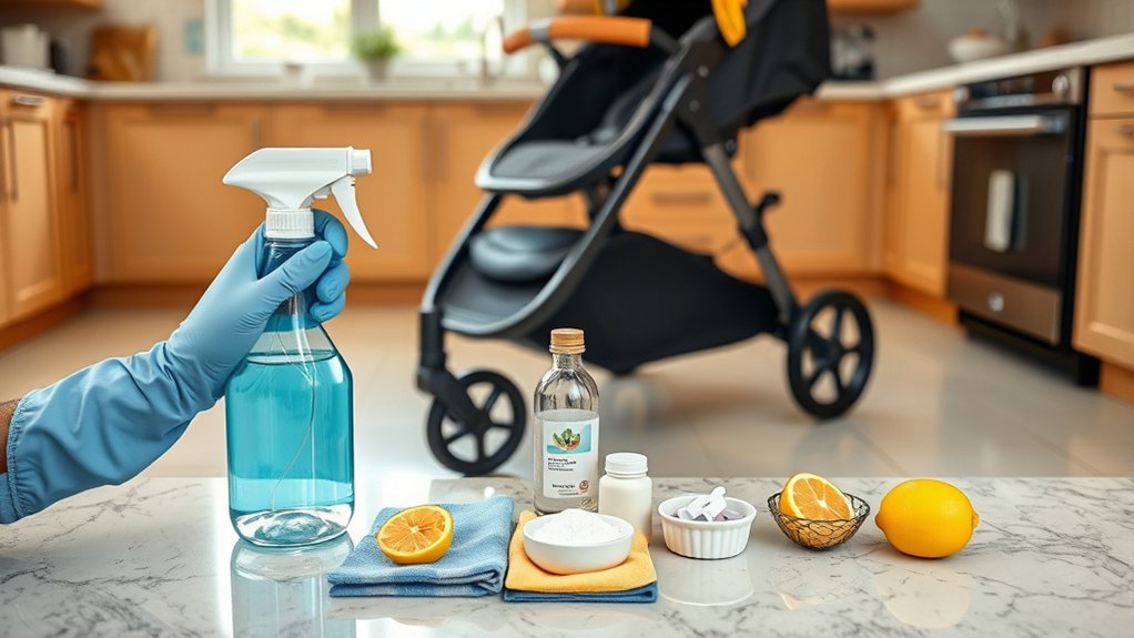 stroller cleaning preparation essentials