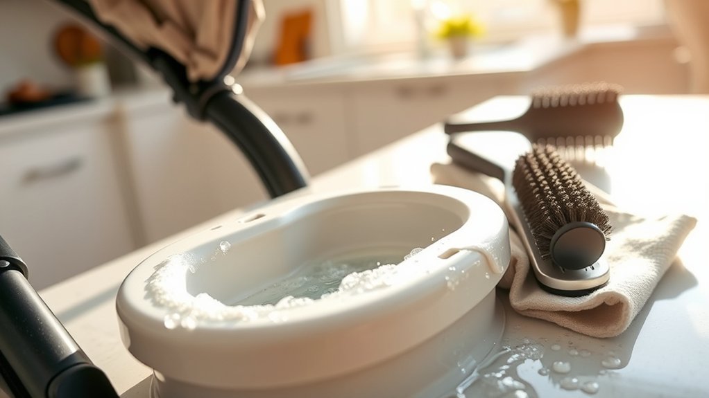 stroller cup holder cleaning guide