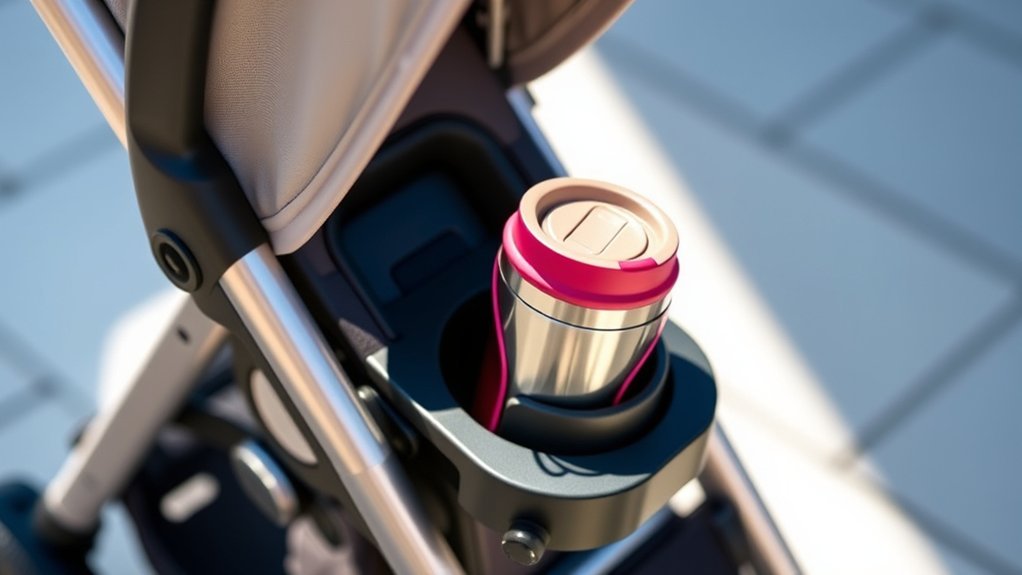 stroller cup holder convenience