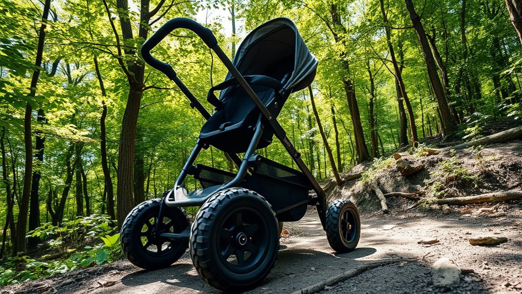 stroller features for hiking