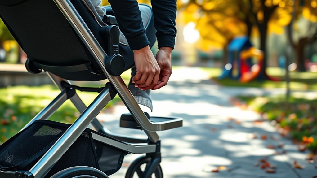 stroller footrest adjustment tips