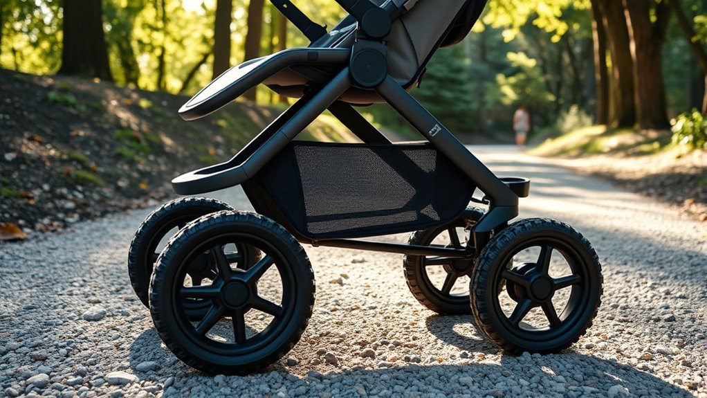 stroller for gravel terrain