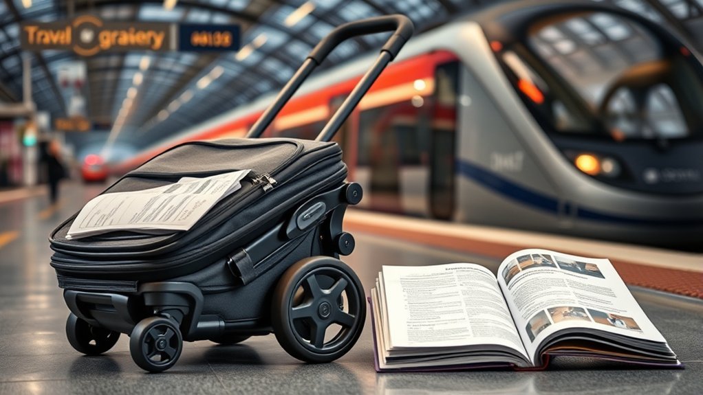 stroller friendly train travel planning