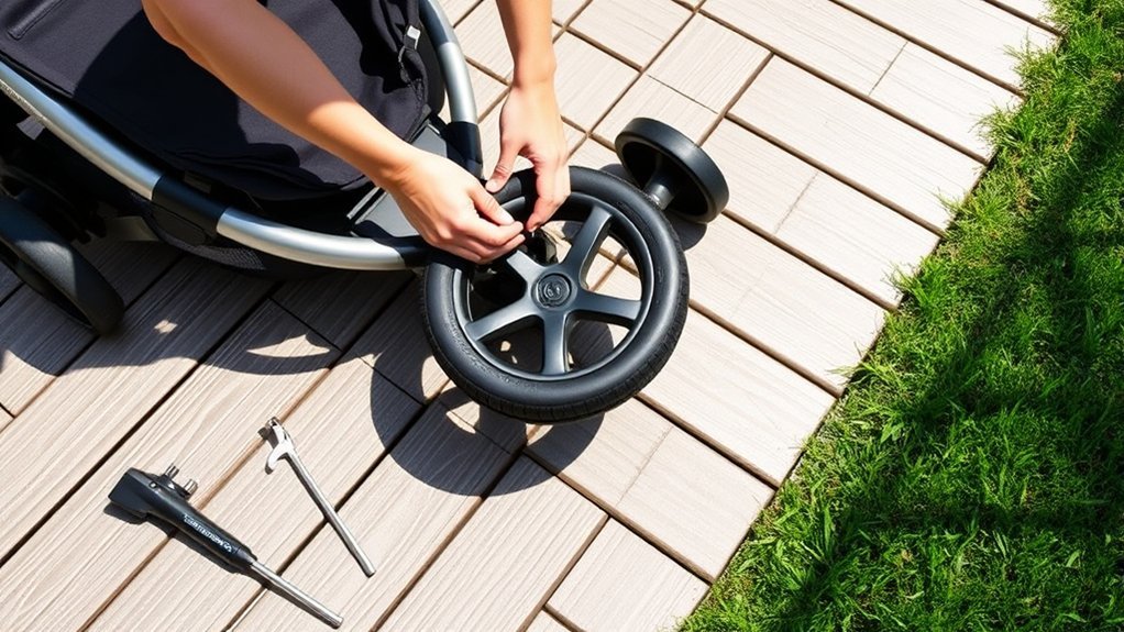 stroller inner tube replacement