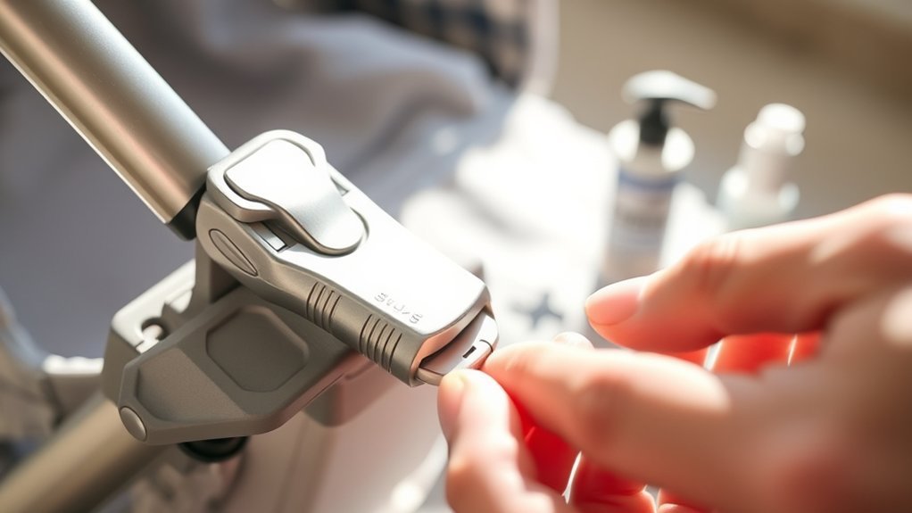 stroller latch repair guide