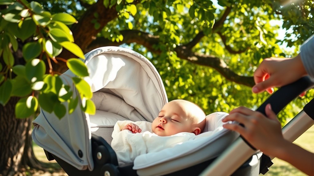 stroller nap safety guidelines