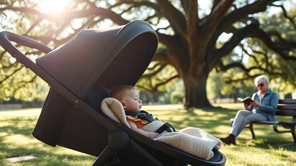 stroller nap safety tips