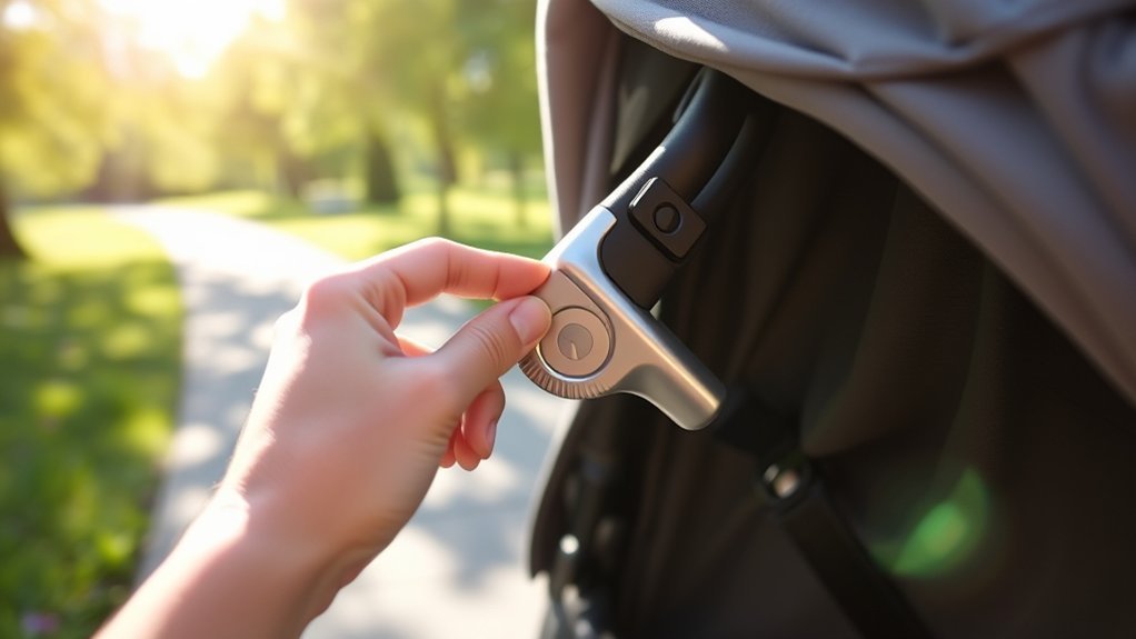 stroller safety lock importance