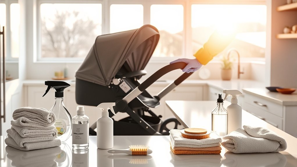 stroller sanitization preparation essentials